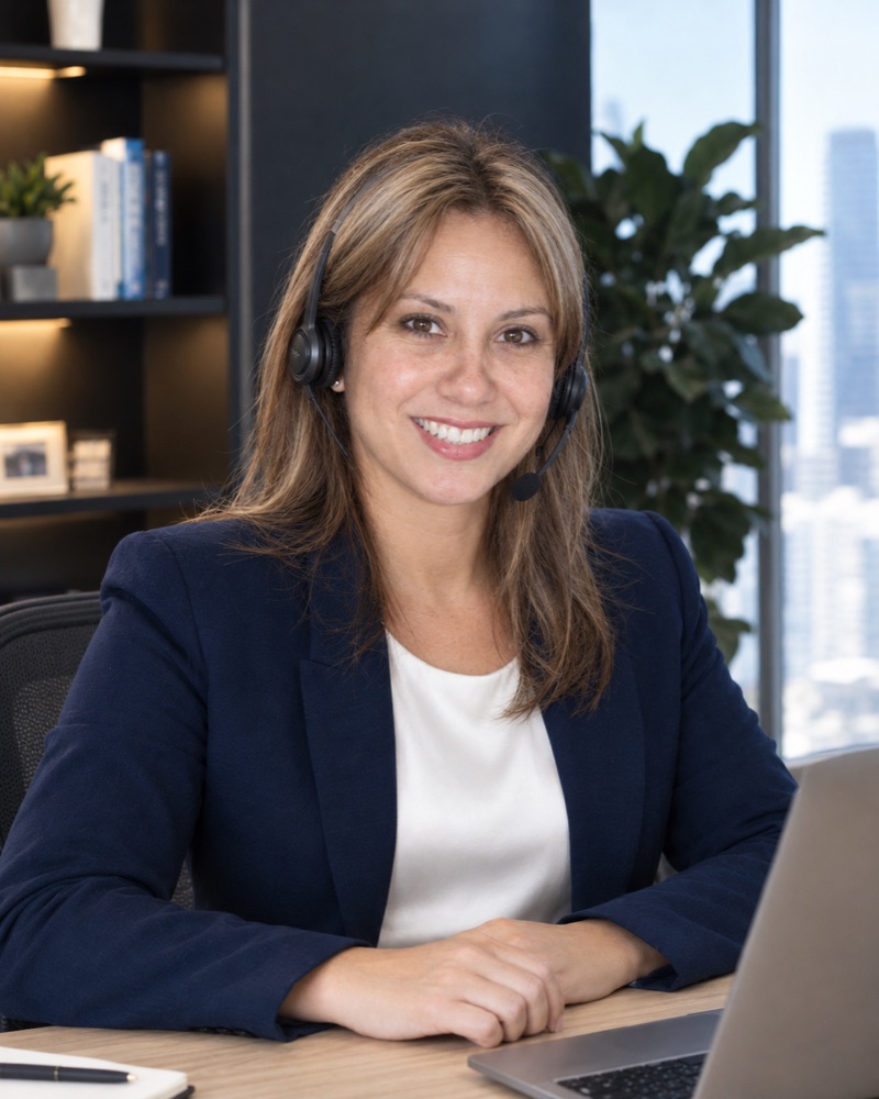 Angie J., operaciones y atención al cliente de TuInterprete